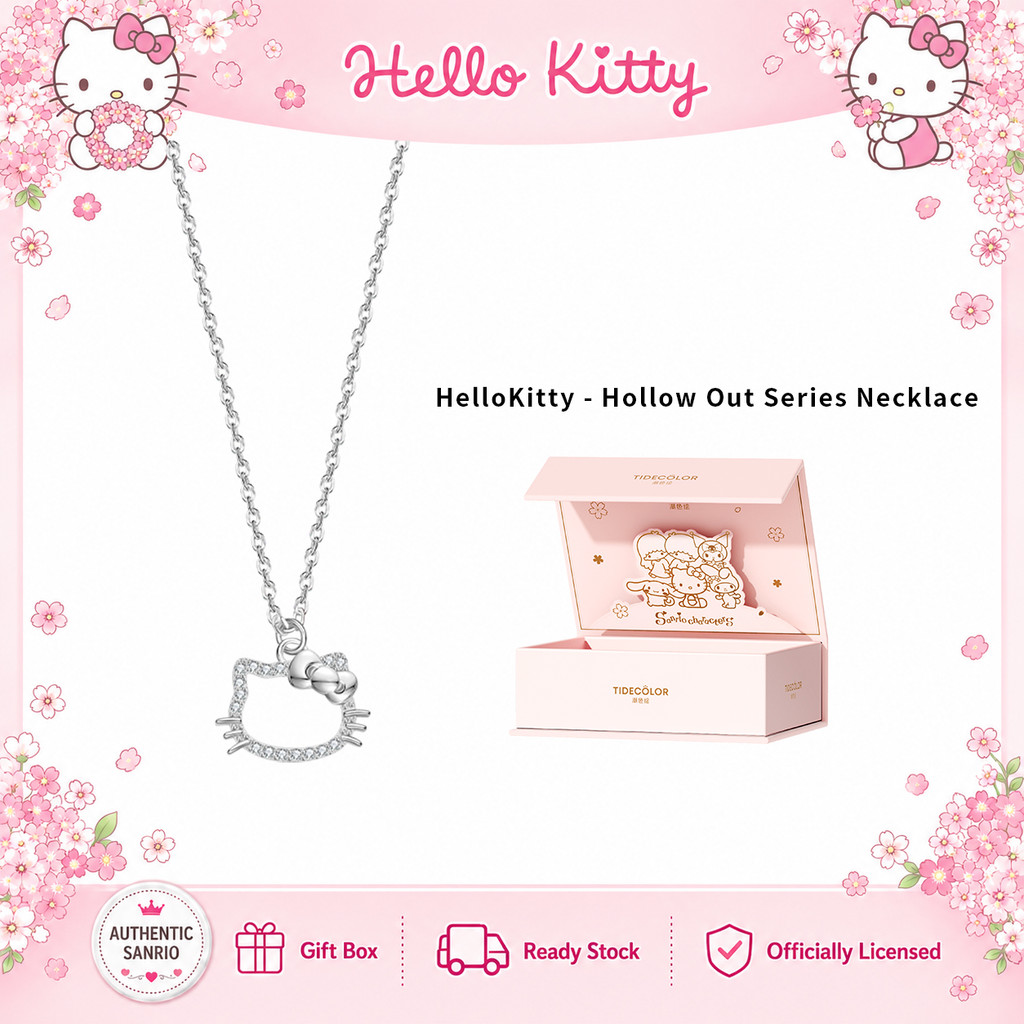 ZGO Sanrio HelloKitty สร้อยคอทองแดง สไตล์ลักซ์เบา ดีไซน์ไม่เหมือนใคร แฟชั่นเครื่องประดับสตรี ของขวัญวันเกิด 3062