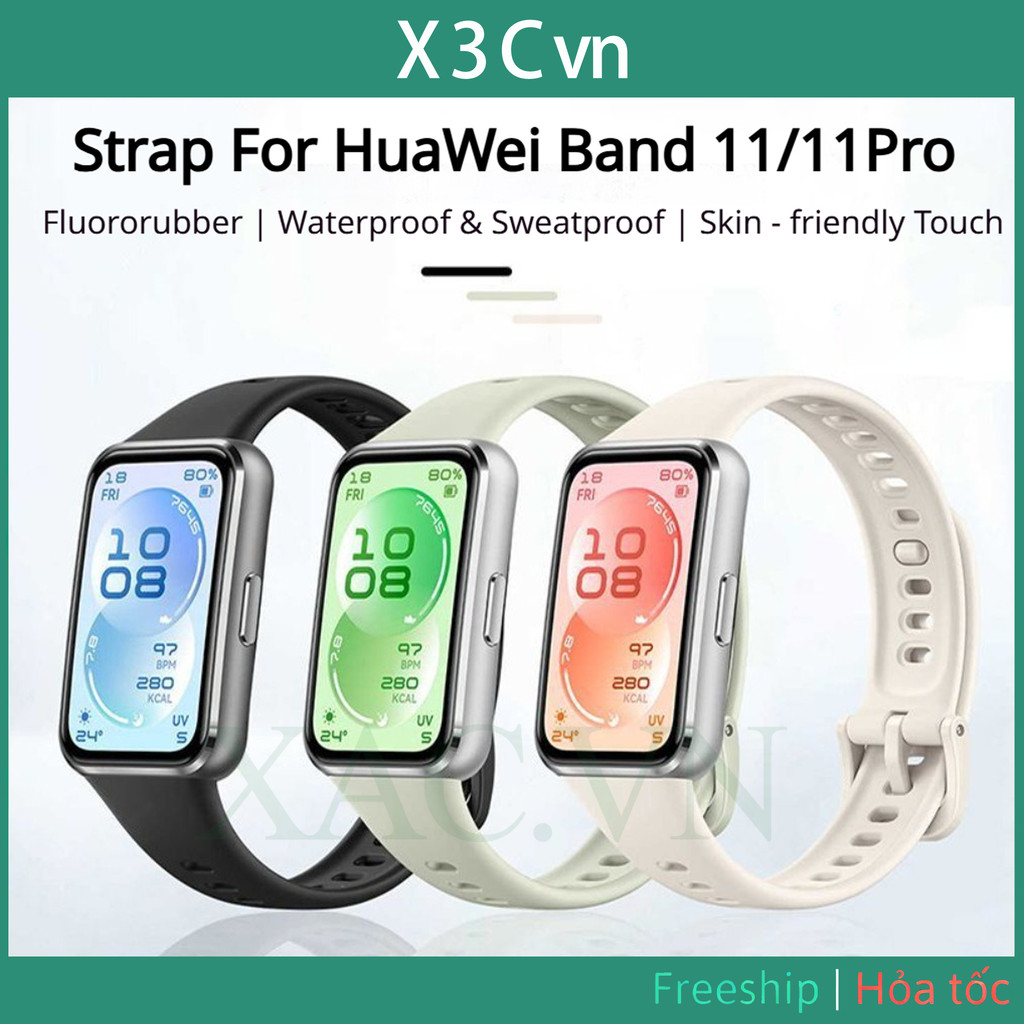 Wristbelt สําหรับ Huawei Band 11 pro strap SmartWatch อุปกรณ์เสริมเปลี่ยนกีฬาสร้อยข้อมือซิลิโคน Correa Huawei Band 11Pro