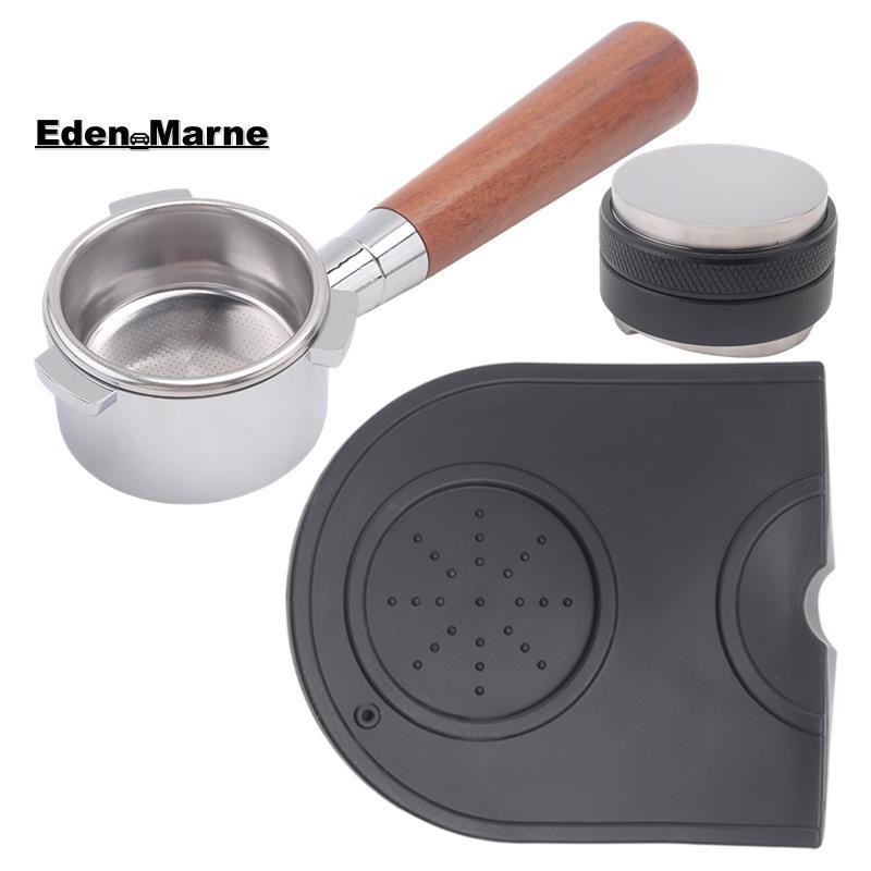 [Eden_Marner]Coffee 54mm Bottomless Portafilter + ผู้จัดจําหน่ายกาแฟ 53 มม. & Tamper + สําหรับ 
   ด