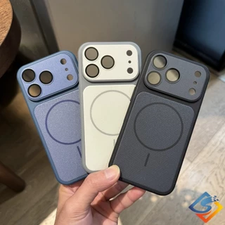 Luxury Tech ผ้าตรวจสอบรูปแบบแม่เหล็กสําหรับ iPhone 17 Pro Max 16 15 14 13 12 Pro Max 14/15/16Plus พร้อมเลนส์หน้าต่างขนาดใหญ่ป้องกัน