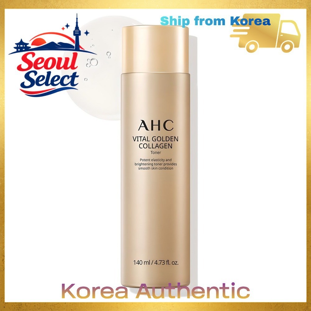 [AHC] Premium Vital Golden Collagen Toner โทนเนอร์บำรุงผิวสูตรคอลลาเจนทองคำเพื่อความชุ่มชื้น