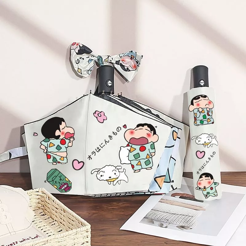 ร่มพับชินจัง Crayon Shin-chan กันแดด กันฝน กัน UV