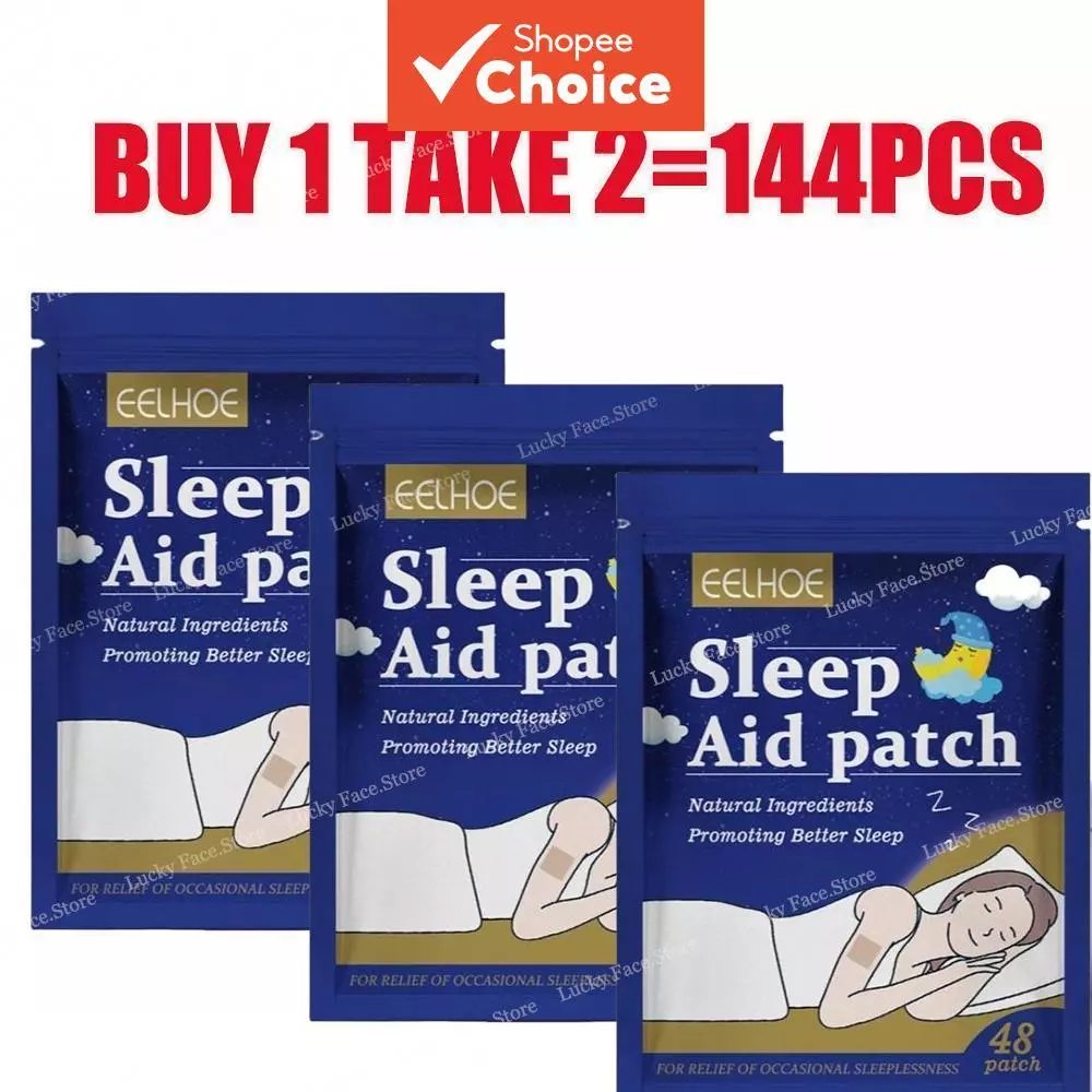 ซื้อ 1 แถม 2 - แพทช์นอนหลับผ่อนคลาย แพ็ค 3 แผ่น ผสมสมุนไพรมากกว่า 15 ชนิด ส่งเสริมการนอนหลับอย่างสงบและผ่อนคลาย ไม่ระคายเคือง