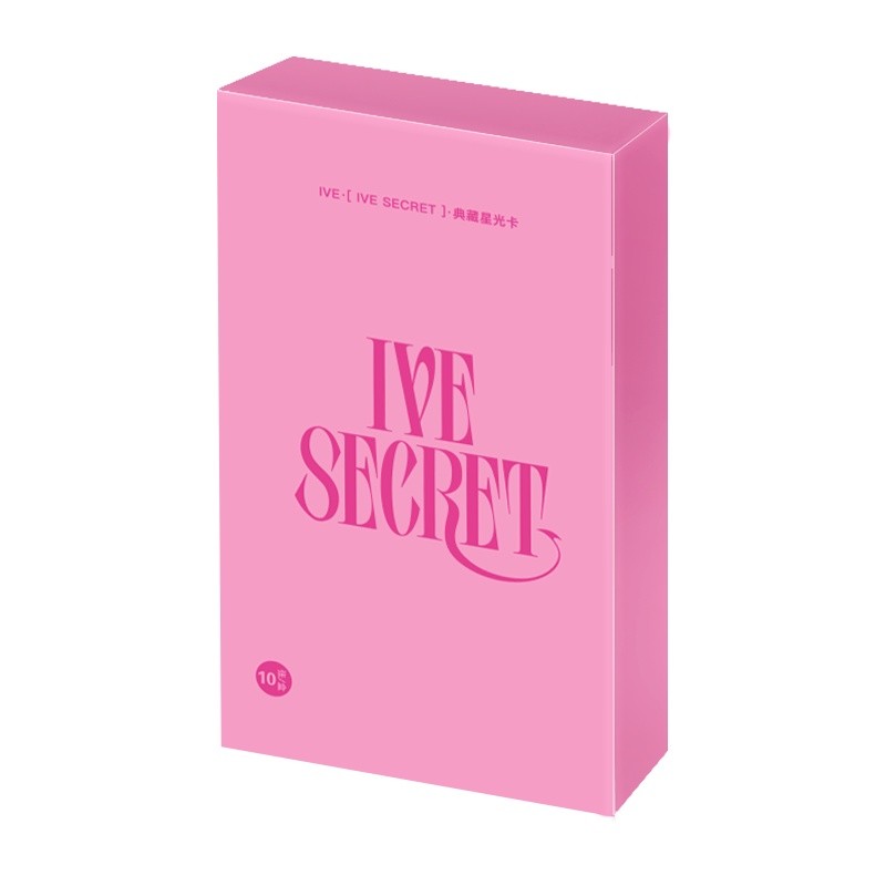 IVE < IVE SECRET > การ์ดกล่องการ์ดแสงดาว