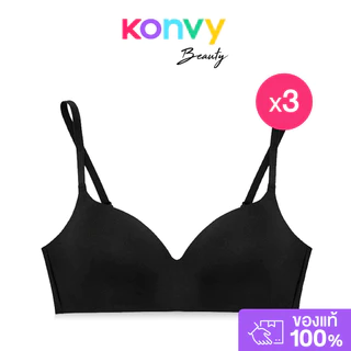 (Set 3 ชิ้น) Sabina Pretty Perfect Level 1 Seamless Wireless #Skin เสื้อชั้นใน ซาบีน่า ไร้ตะเข็บ ไร้โครง สีเนื้อ