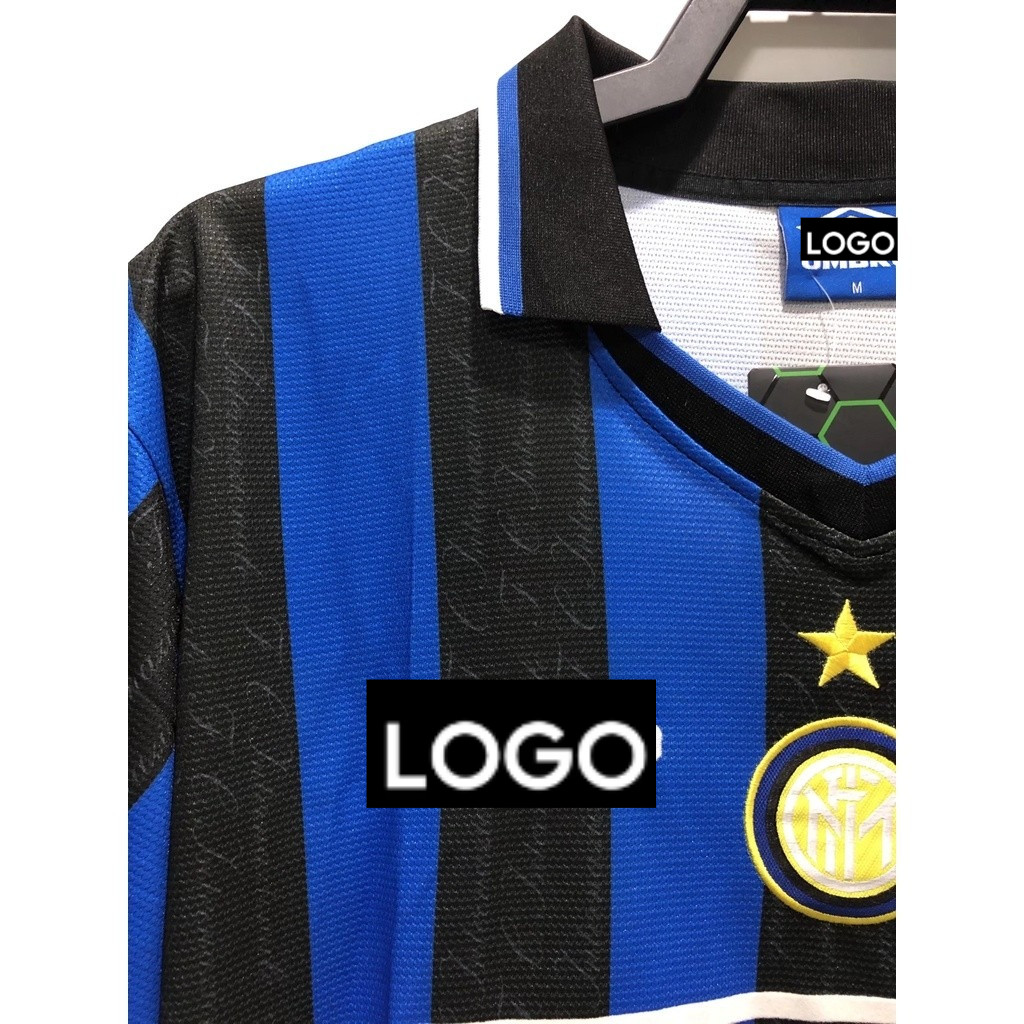 Retro Jersey 1997 1998 Inter Milan At Home Sports Football Uniform Soccer shirt