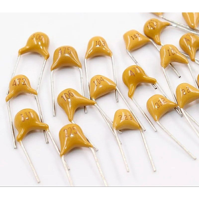 ถูก! ของแท้ มือ 1 C Capacitor มัลติ 5 ชิ้น ตัวเก็บประจุ คาปาซิเตอร์ มัลติ102 103 104 105 106 224 225 334 471 472 473 กทม