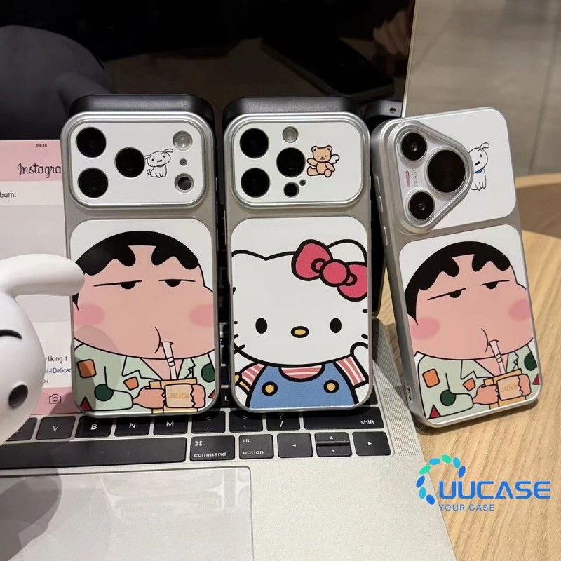 เคสโทรศัพท์ Iphone 17 Pro Max iPhone 16 Pro ผิว 15 Pro Max ปกซิลิโคน 14 Pro ป้องกันการตก 13 หมีน้อย Angel เคสโทรศัพท์ครอบคลุมเต็มรูปแบบ หน้าต่างขนาดใหญ่ KNTP