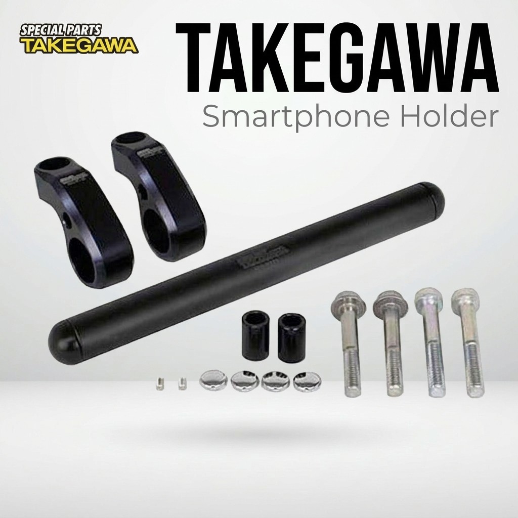การ์ดแฮนด์ SP Takegawa แบบแคลมป์แฮนด์ สีดำ (08-01-0150) | SP Takegawa Handle Guard, Handle-Clamp Typ