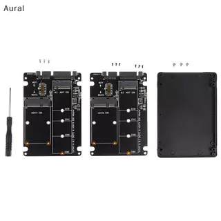 Aural NGFF ถึง SATA 3 กล่องใส่ HDD ภายนอก MSATA SSD อะแดปเตอร์ M.2 SATA Protocol อะแดปเตอร์บอร์ด al
