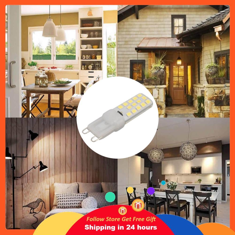 Supergoodsales ฐาน Bi Pin หลอดไฟ LED G9 หรี่แสงได้ติดตั้งง่ายไม่มีรังสีอีพ็อกซี่ PC 110V สำหรับห้องน