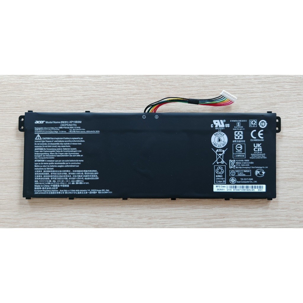 ✨ แบตเตอรี่ AP19B8M For Acer Swift 3 SF314-59 SF314-59-78Z8 SF314-59-56K4 TravelMate P4 TMP414-51 TM