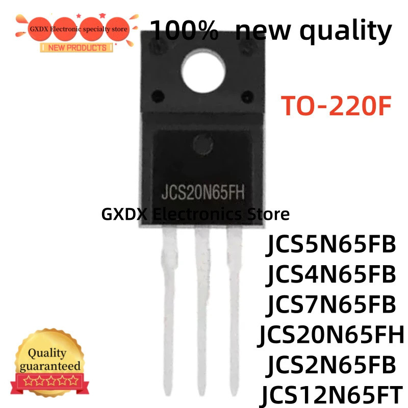 5PCS JCS2N65FB JCS4N65FB JCS20N65FH TO220 JCS7N65FB JCS12N65FT JCS5N65FB TO-220F Field Effect ทรานซิ