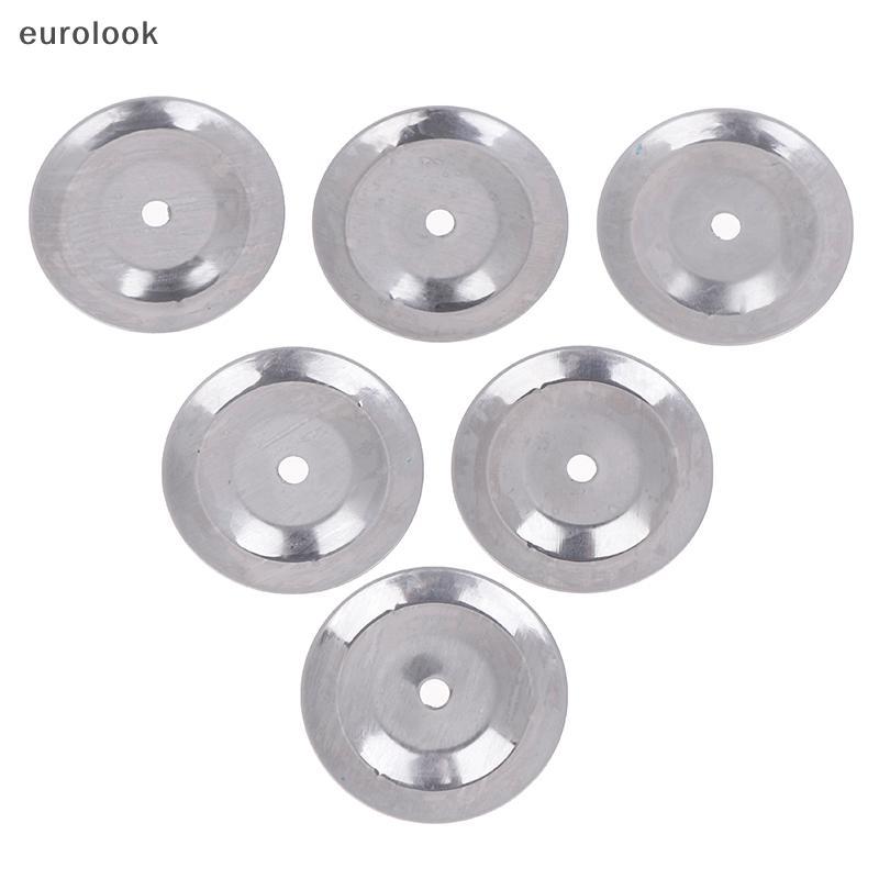 [EUL] 50 ชิ้น Tambourine Bell แหวน Jingle Bell เหล็กสําหรับ Handbell Chara กลองบ่วง Tambourine แหวน 