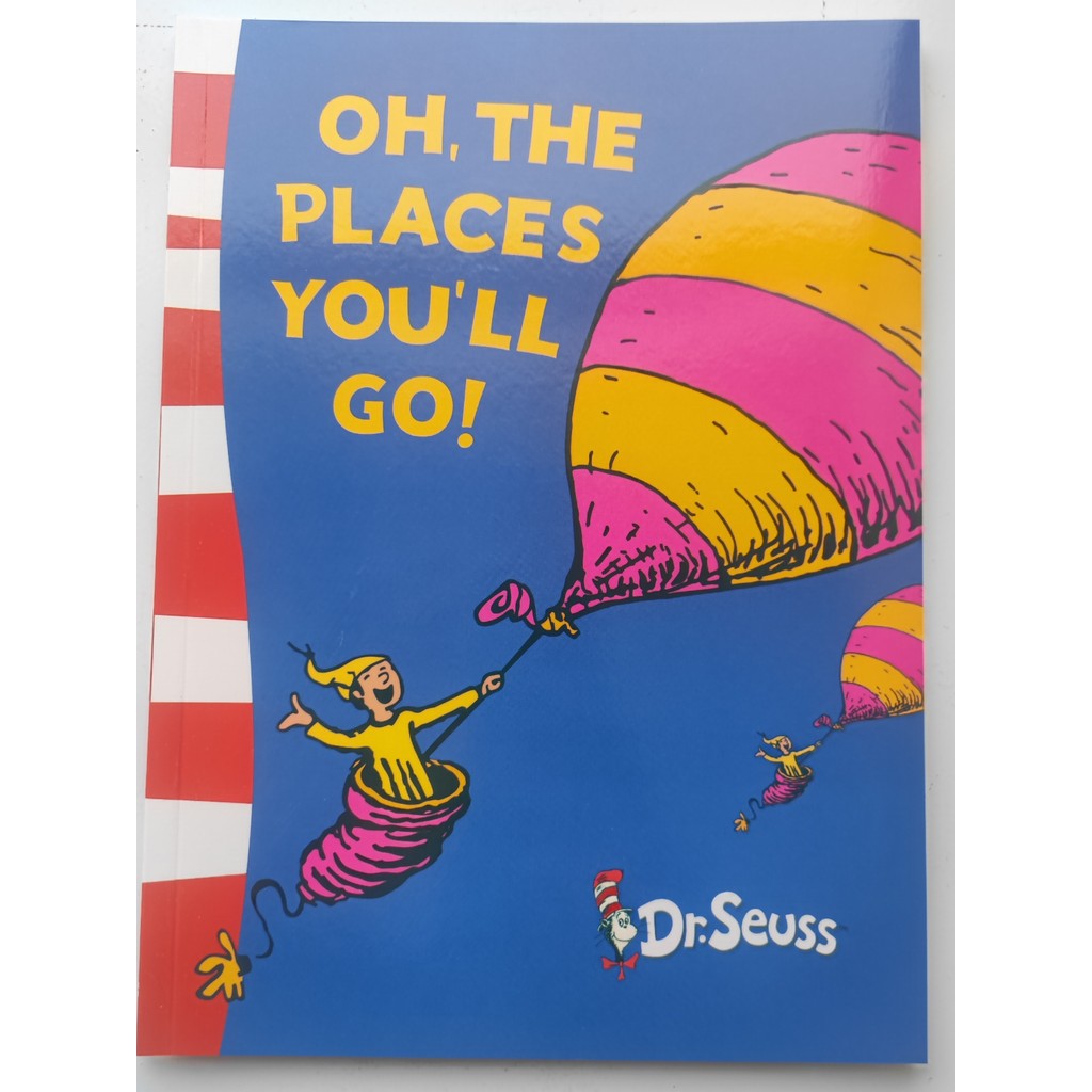OH, THE PLACES YOULL GO Reading Version Where YOU Want Dr. Seuss Works หนังสือภาพภาษาอังกฤษ Children English Early Education Enlightenment Reading Picture Story Book