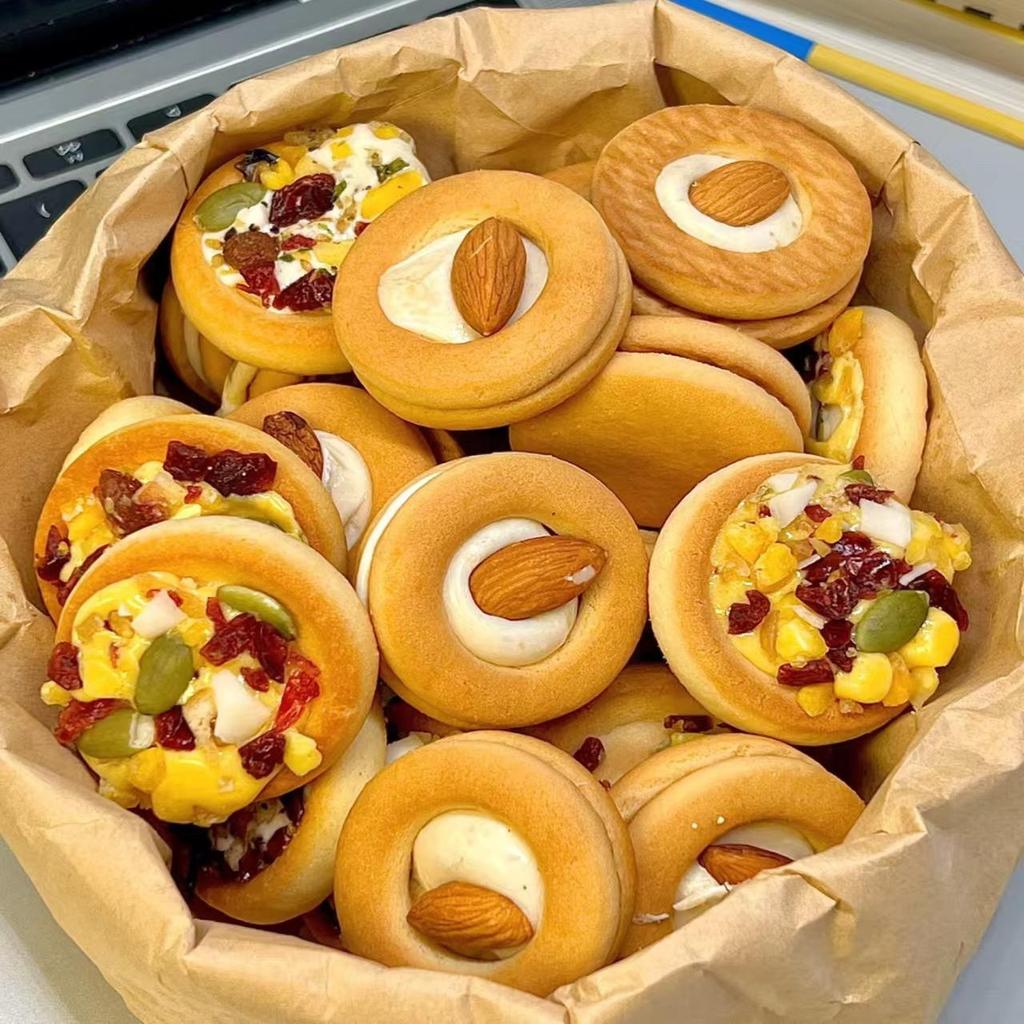 Nut Pizza Biscuits Biscuits Sandwich Biscuits Cheese Cookies Small Influencer Niza Snacks Leis
