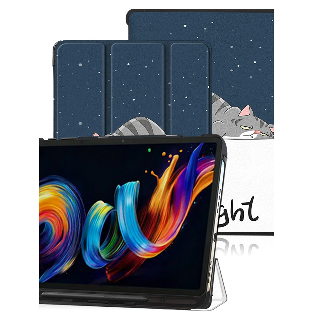 เหมาะสําหรับ TCL NXTPAPER 11 Plus 11.5 "9469X แท็บเล็ตซองหนังป้องกันพร้อมช่องเสียบปากกาเชลล์