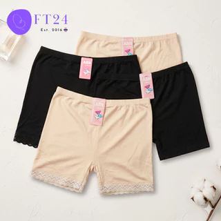 NB 💖กางเกงซับใน 1 ตัว สีเนื้อ/สีดำ Free size ขาธรรมดา/ขาลูกไม้ ผ้าคอตตอน ฟรีไซส์ อย่างดี แบรนด์ไทย ABN