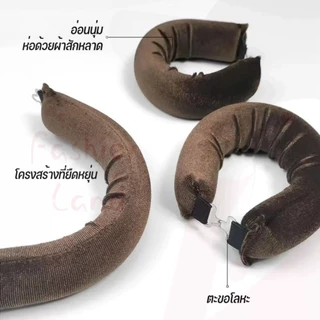 Heatless Hair Curler 3 ตะขอยาง Curling Rod Big Wave Sleep จัดแต่งทรงผมเครื่องมือไม่มีความเสียหาย Overnight Curls ขี้เกียจ DIY ลูกกลิ้งผมนุ่ม