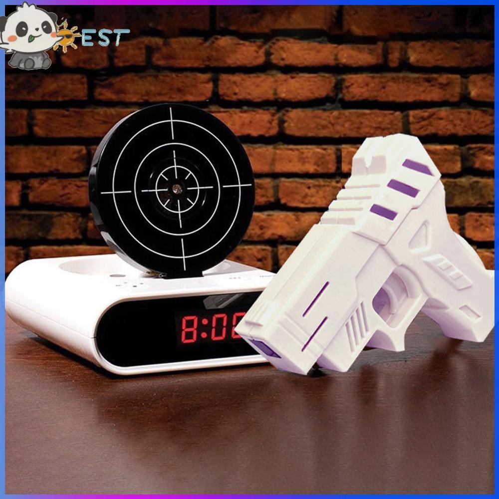 เดอะเบสท์ ส่วนบุคคล Wake Shot นาฬิกาปลุก Ringtones การปรับแต่ง Creative เป้าหมายนาฬิกายิงสําหรับ Heavy Sleepers ความแปลกใหม่สาว