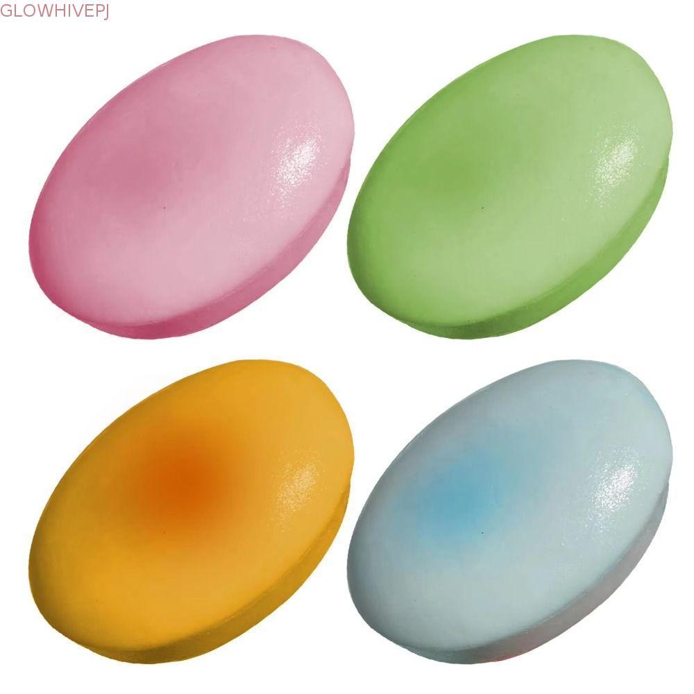 GLOWHIVEPJ Squishy ชีสของเล่น, ช้า Rising Anti-Anxiety Squishy ขนมปัง, ของขวัญเด็กมือผ่อนคลาย Calming Pinch Sensory Fidget เค้กเด็ก