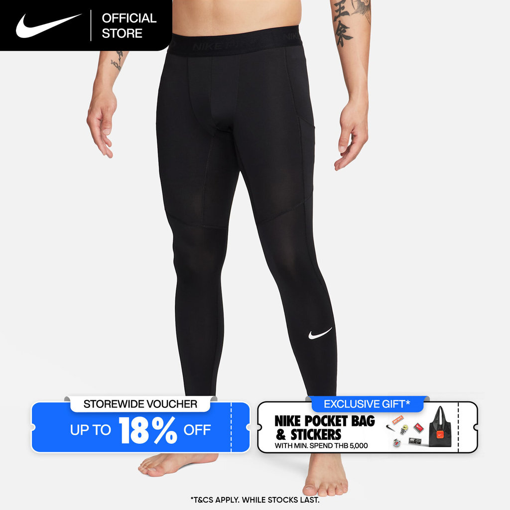 Nike Dri-FIT Men's Pro Fitness Leggings - Black [FB7953-010]
