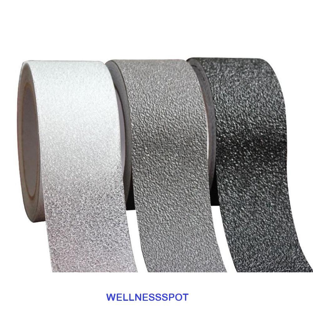 WELLNESSSPOT สติ๊กเกอร์กันลื่น Non Slip Traction ยาว 5 ม. สําหรับเด็กความปลอดภัยเพิ่มแรงเสียดทานกันน้ํา PEVA ยางคําเตือนลาย