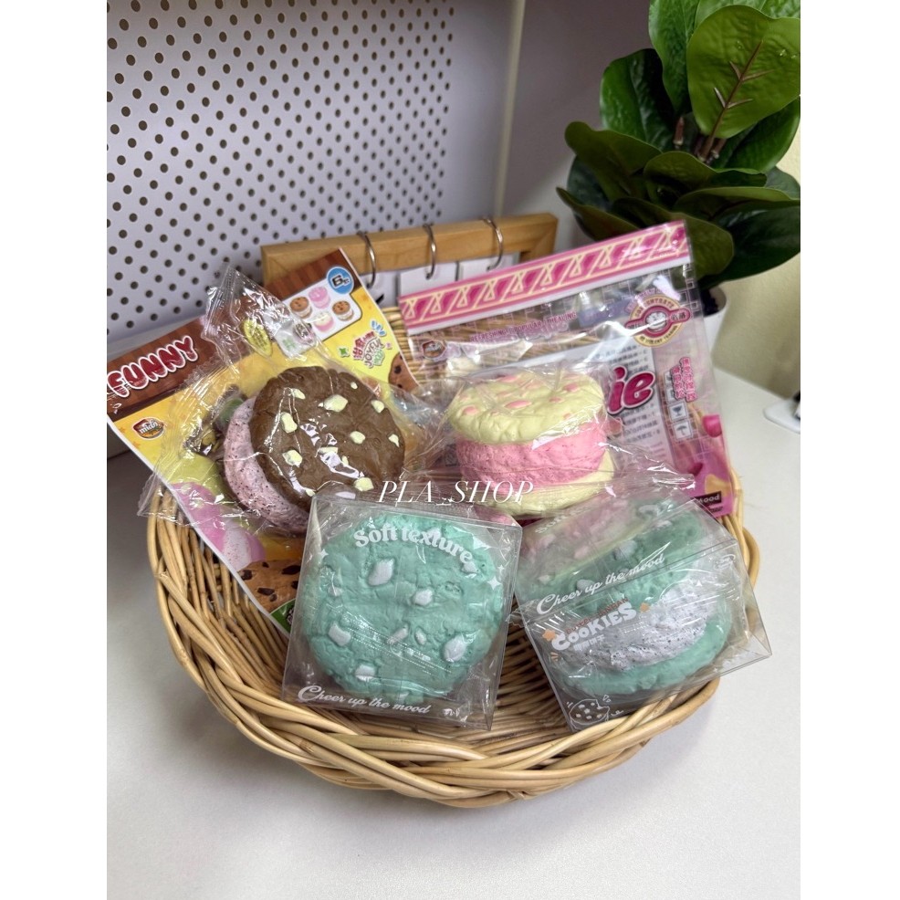 🍪ตระกร้าคุ้กกี้รวมแบรนด์Mido&Zoey&Nunu(มือ1ทุกชิ้น) 📌รุ่นนี้จะมีฟองอากาศจากโรงงานนะคะขอคนรับได้นะคะ