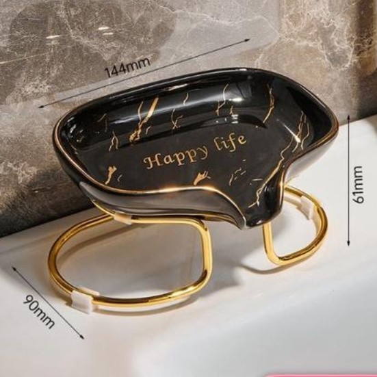 [BATHROOM4U] เคลียร์ANCE SOAP DISH RACK CERAMICS