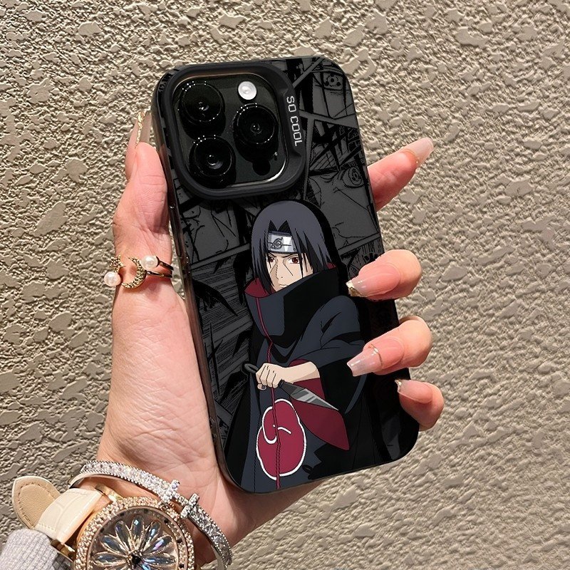 TPU High-End ป้องกันรอยขีดข่วนนุ่มอินเทรนด์การ์ตูน Itachi เหมาะสําหรับ iPhone 13PROMAX 17 14 12 15 PROMAX 16PRO 11PROMAX 7/8PLUS XR XS MAX 15PLUS