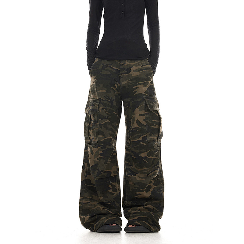 T-9 [ปุ่มคุณภาพร้านเขย่ากึ่งยืดหยุ่น] S-3XL/Camouflage/P32