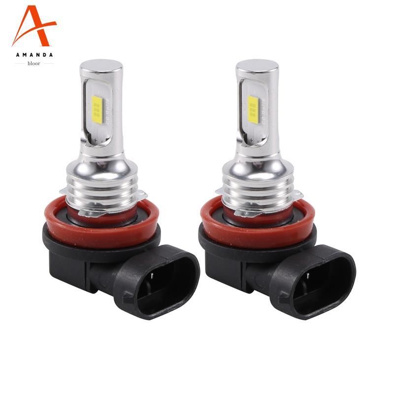 Super Bright H8 H9 H11 ชุดหลอดไฟ LED ไฟหน้า HIGH/LOW Beam Light 8000LM 8000K Ice Blue 80W