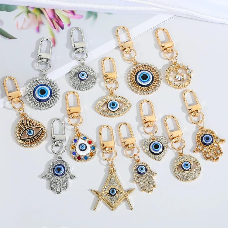 พวงกุญแจ Evil Eyeพวงกุญแจ จี้ ที่แขวนกุญแจ เจ๋ง ประณีต เครื่องประดับ ของขวัญ