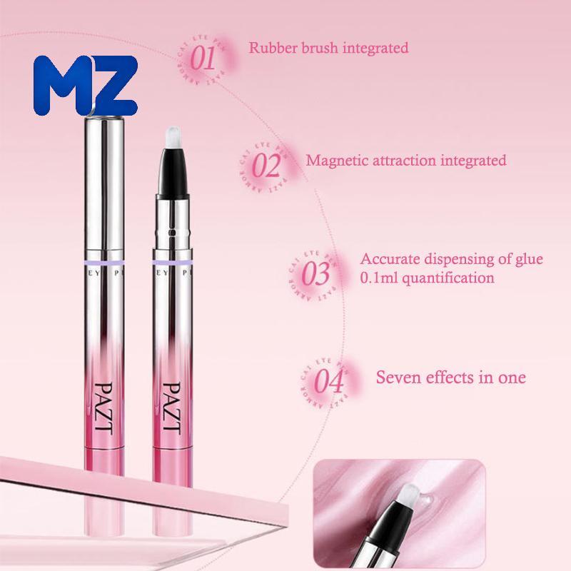 [MZ] 6 In 1 Cat Eye ปากกาแม่เหล็กสําหรับเล็บ All-in-One เล็บเจลสําหรับเจลโปแลนด์ขี้เกียจเล็บก่อสร้าง