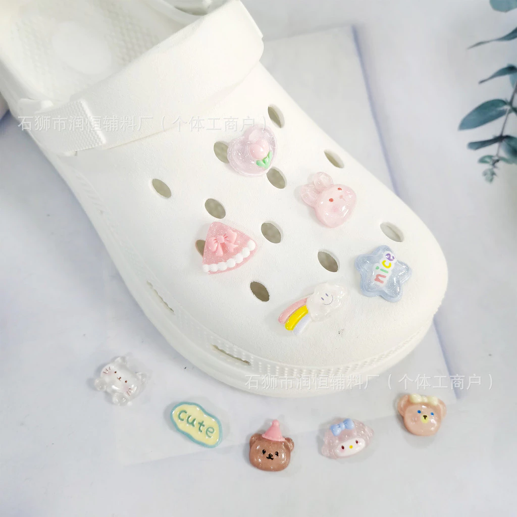 อุปกรณ์เสริมตกแต่งรองเท้าเรซิ่น ลายการ์ตูน หัวเข็มขัดรองเท้า thumbnail 4