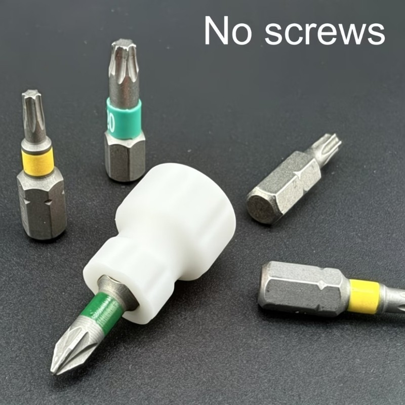 Seas Mini ไขควงสําหรับ 1 4 นิ้ว Hex Bit พร้อมการออกแบบปลายเปิดจัดเก็บง่าย
