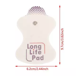 [risingmeup] 2PCS Long Life Pad Electrode แผ่นนวดสําหรับ Digital Tens อุปกรณ์ฝังเข็ม Body Massager Therapy เครื่องใหม่