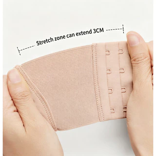 7ประเภท Soft Elastic Bra Extender ปรับหลายสี Bra Hook Extension ชุดชั้นในอุปกรณ์เสริม