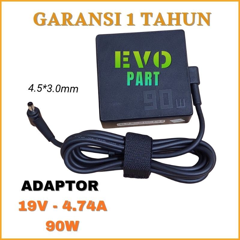 เครื่องชาร์จ Adaptor Asus A19-090P2A 19V - 4.74A 90W DC 4.5*3.0mm PIN Central Logo 90W -ใหม่