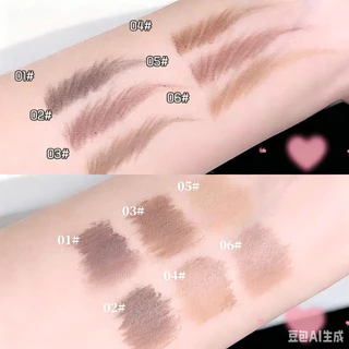 my-shop: ดินสอเขียนคิ้วและมาสคาร่าสำหรับคิ้วแบบสองด้าน (2-in-1)ดินสอเขียนคิ้ว+คิ้วมาสคาร่สีย้อมคิ้ว✨3D-EV066