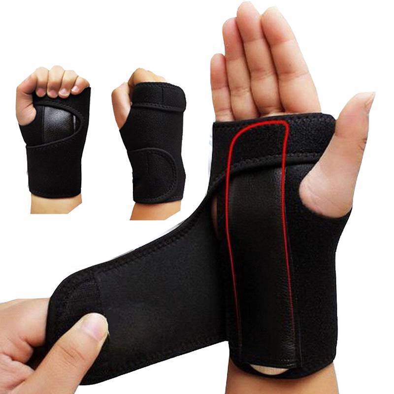SUPERAF COD ที่พยุงข้อมือบรรเทาปวด โลหะ เฝือกข้อมือปรับได้ สายรัดนิ้วหัวแม่มือล็อกแน่น