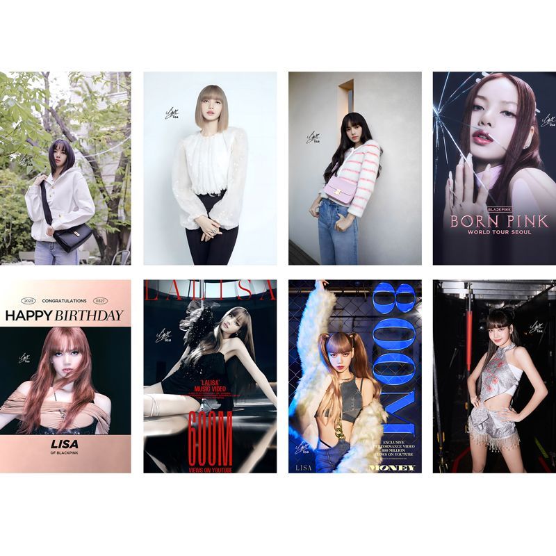 Sparkling LISA โปสเตอร์ blackpink โปสเตอร์ HD Retro Pink สินค้า Park Chae Young วอลล์เปเปอร์ห้องภาพจ