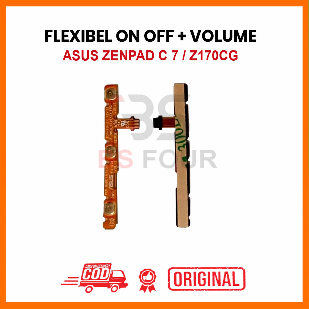 FLEXIBLE ON OFF + VOLUME ASUS ZENPAD C 7 / Z170CG ต้นฉบับ