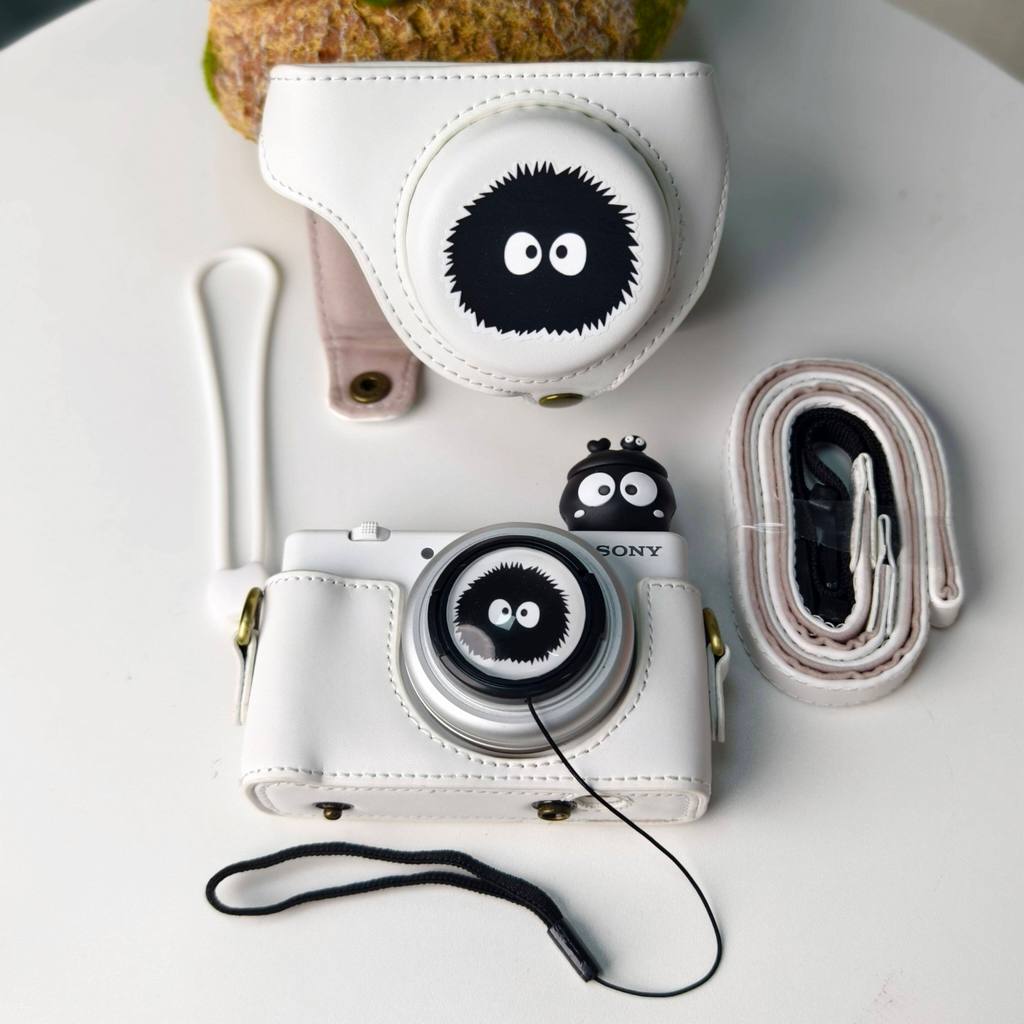 ETAU เหมาะสําหรับ Sony zv1f เคสหนัง zv1m2 กระเป๋ากล้อง Sony ZV1 รุ่นแรกป้องกันกรณี zv1 รุ่นที่สอง