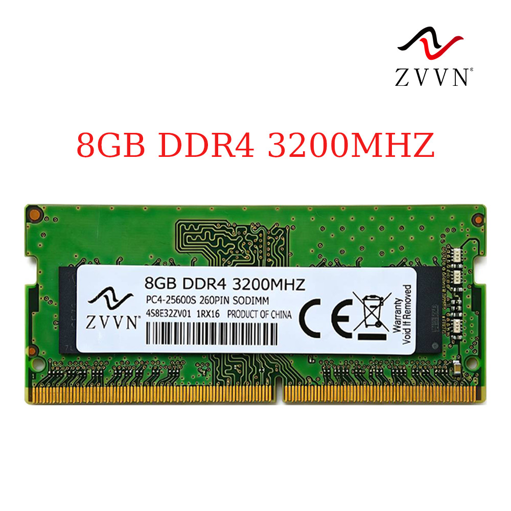 สําหรับ ZVVN 8GB DDR4 3200 MHz PC4-25600 SODIMM 260-Pin 1Rx16 หน่วยความจําแล็ปท็อป RAM