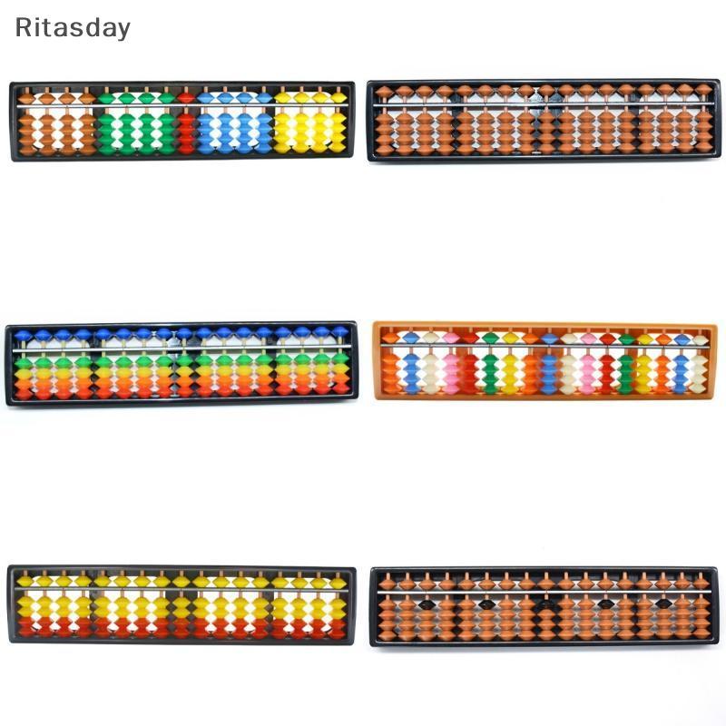 Ritasday 17 หลักคอลัมน์ลูกคิด Soroban คณิตศาสตร์นับเครื่องมือการเรียนรู้จีน Aid สําหรับนักเรียนฝึกคํ