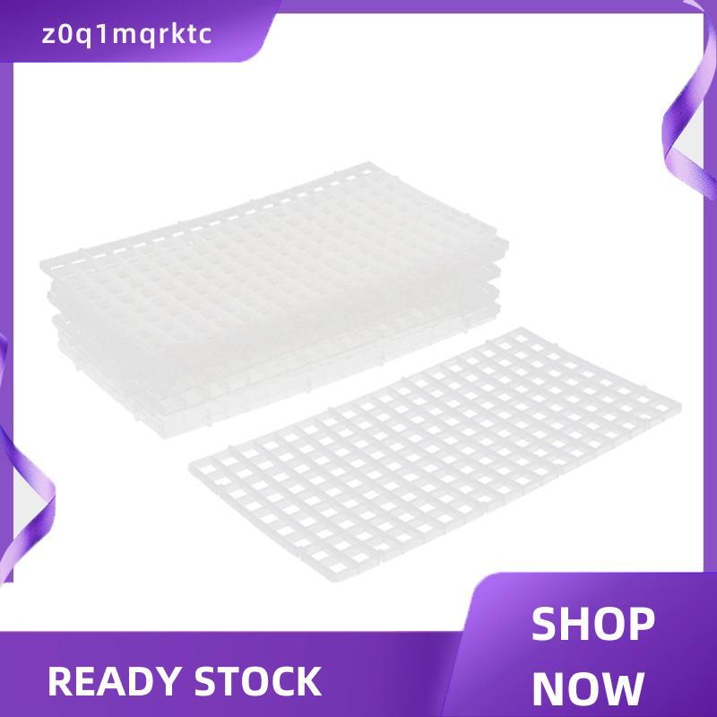 z0q1mqrktc 10 ชิ้น Aquarium Fish Tank แผ่นแยก Divider กรอง Patition Board สุทธิพลาสติกแยก Divider Bo