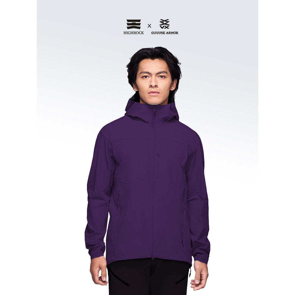 HIGHROCK/Swan Armor G456 Mens Hooded 26 สไตล์ใหม่ Soft Shell Windproof Outdoor Wear-Resistant Jacket