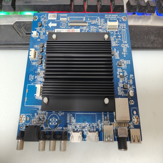 เมนบอร์ด Changhong 65Q8R ดั้งเดิม JUC7.82010008133 หน้าจอการกําหนดค่า C650U21-E4-B