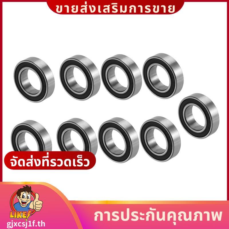 จักรยานสําหรับด้านหลัง Hub Ball Bearing 15267- 10PCS 15x26x7 mm ABEC-3 Chrome Steel ยางปิดผนึก Smoot